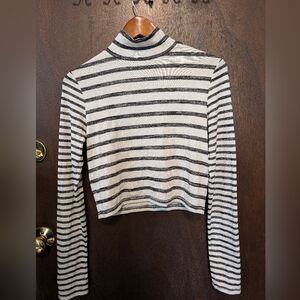 Rag&bone | long sleeve stripped turtleneck